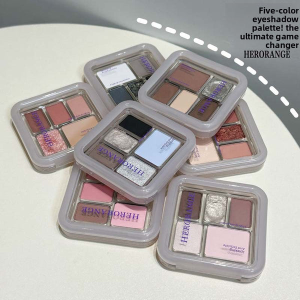 Soft Color Eyeshadow Palette Matte Pearlescent Finish