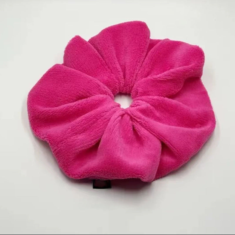 Oversized Plush Hair Ring