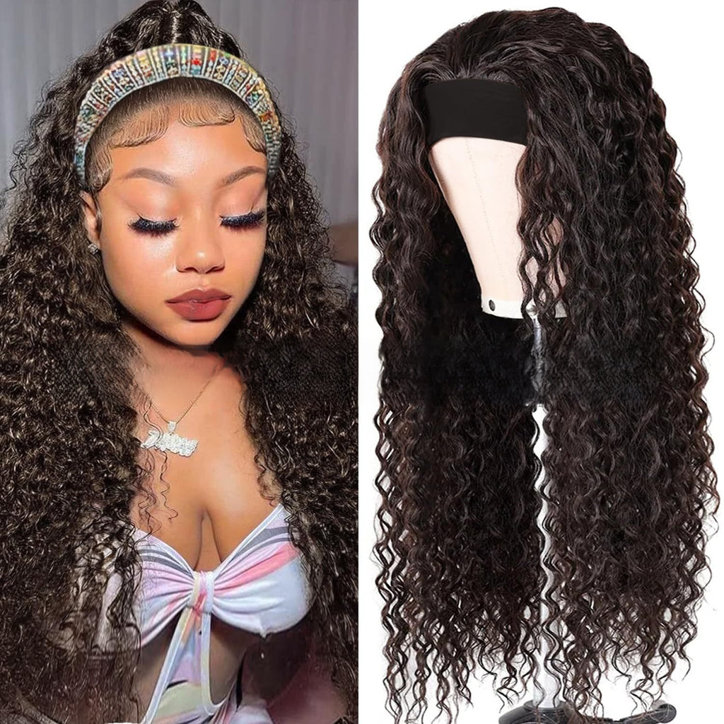 Deep Headband Wig with Large Waves
