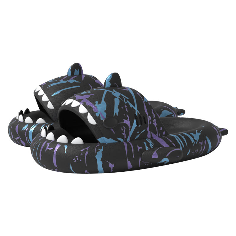 Punk Shark Slippers with Comfortable Sole
