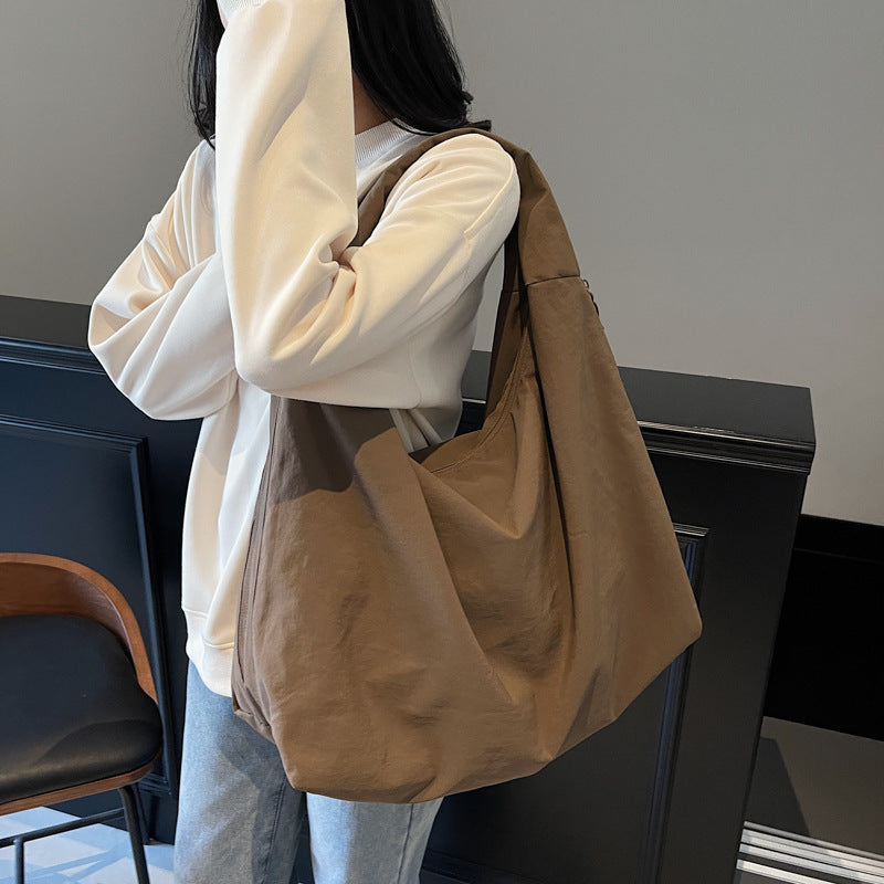 Retro Nylon Shoulder Bag