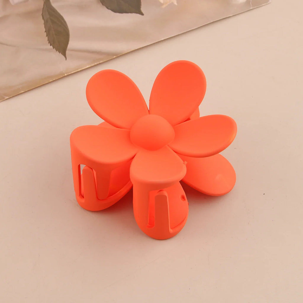 3pcs Fashion Flower Hair Clip ABS Grip Claw Clip for Women