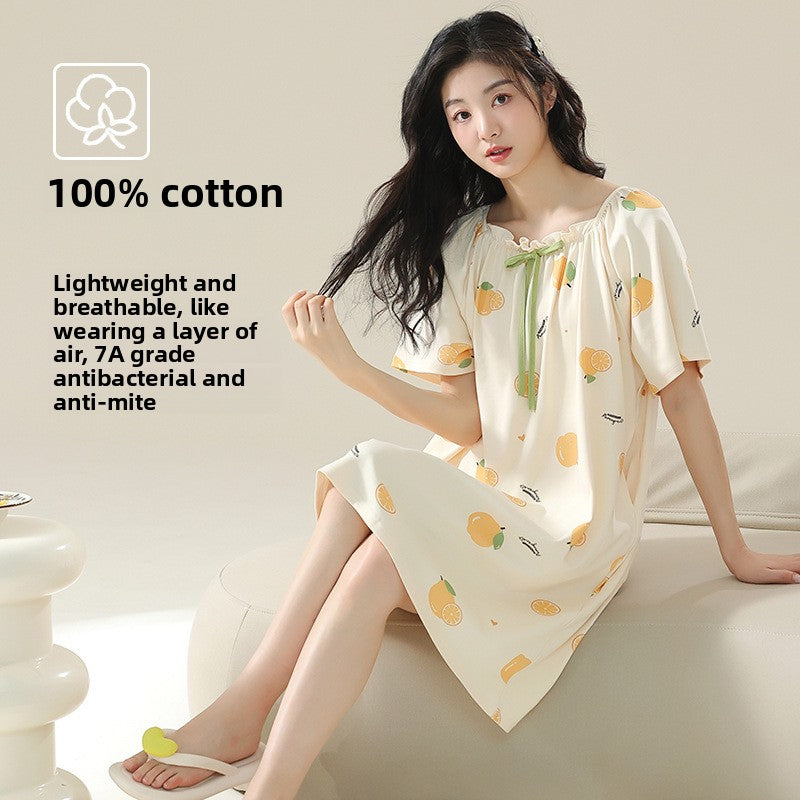 100% Cotton Nightgown for Women