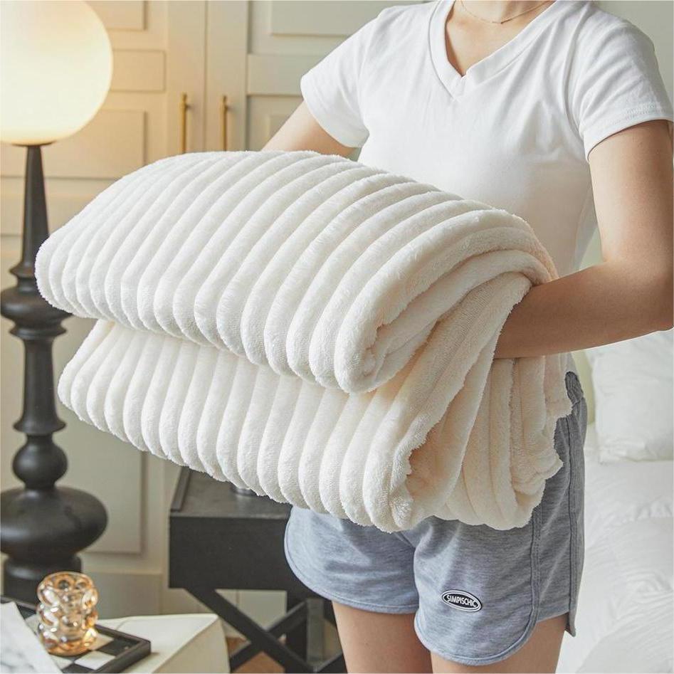 Coral Fleece Throw Blanket