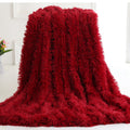 Long plush blanket