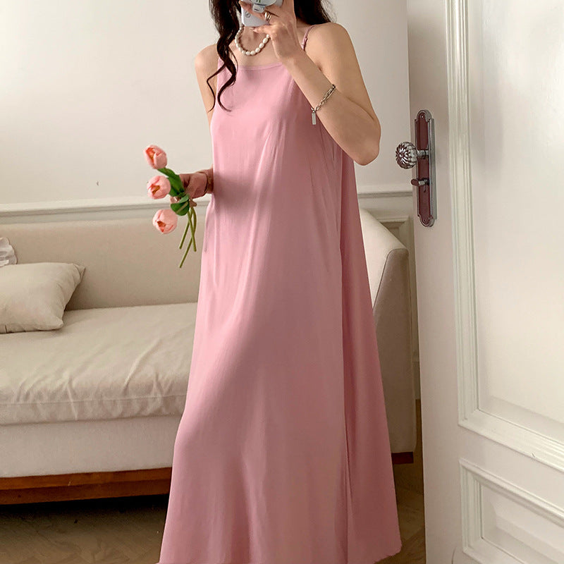 Floral Suspender Nightgown