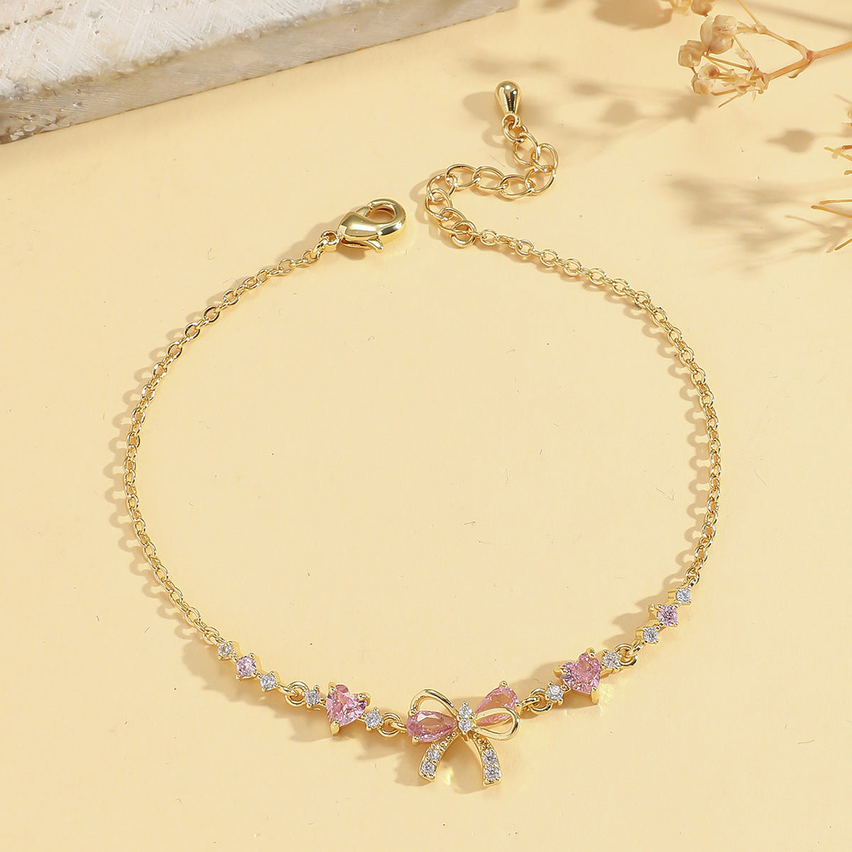 Butterfly Adjustable Zircon Bracelet for Women