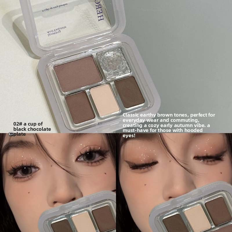 Soft Color Eyeshadow Palette Matte Pearlescent Finish