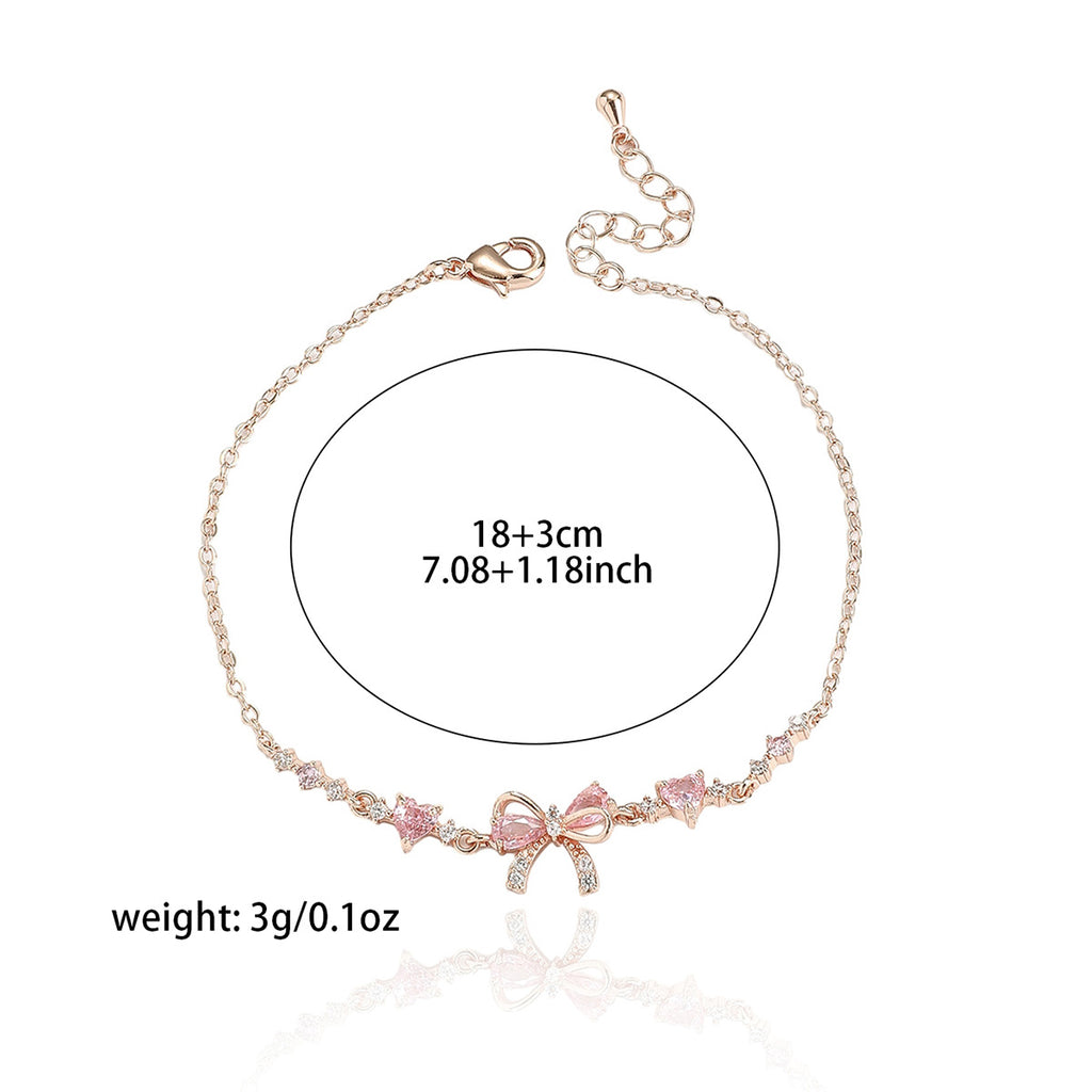 Butterfly Adjustable Zircon Bracelet for Women