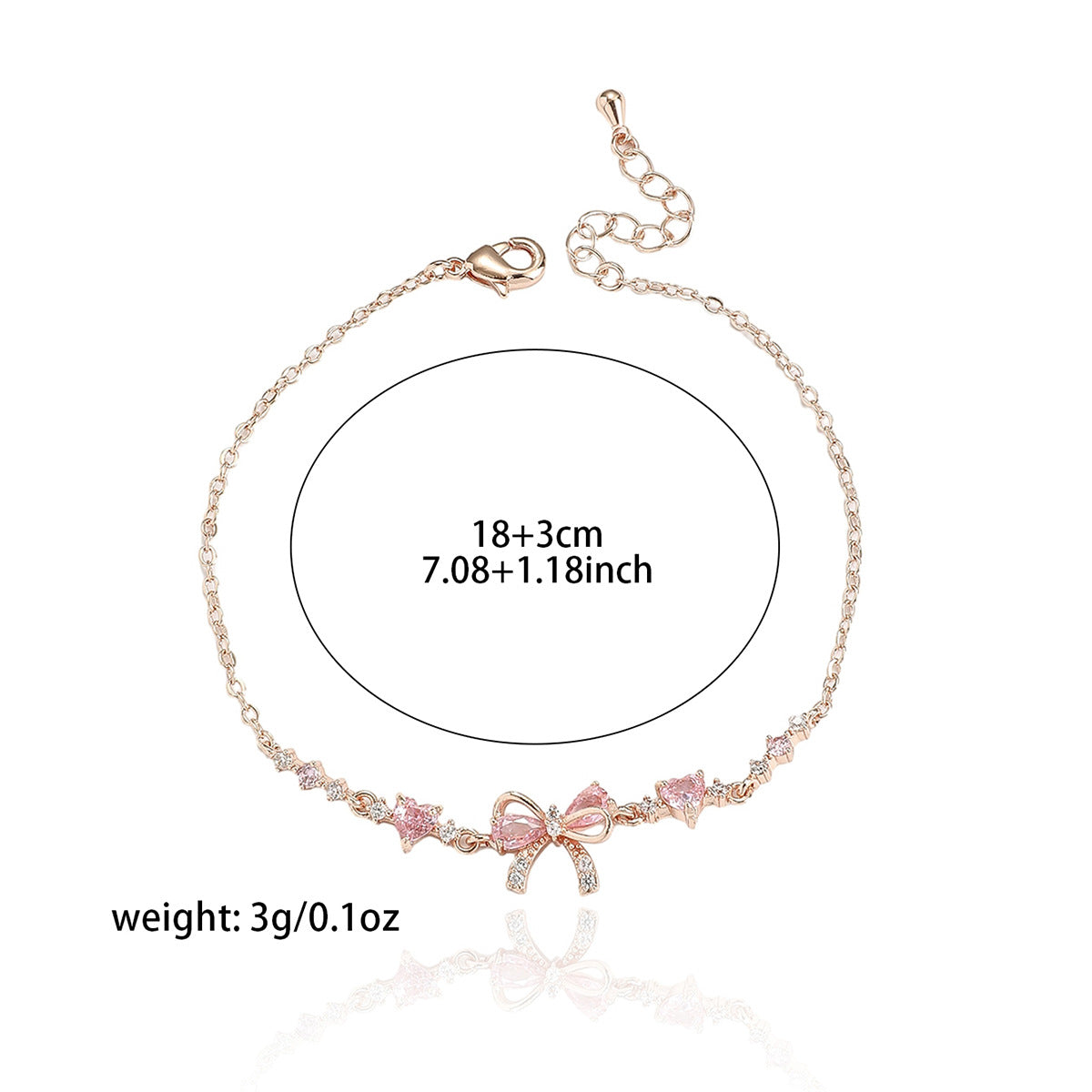 Butterfly Adjustable Zircon Bracelet for Women