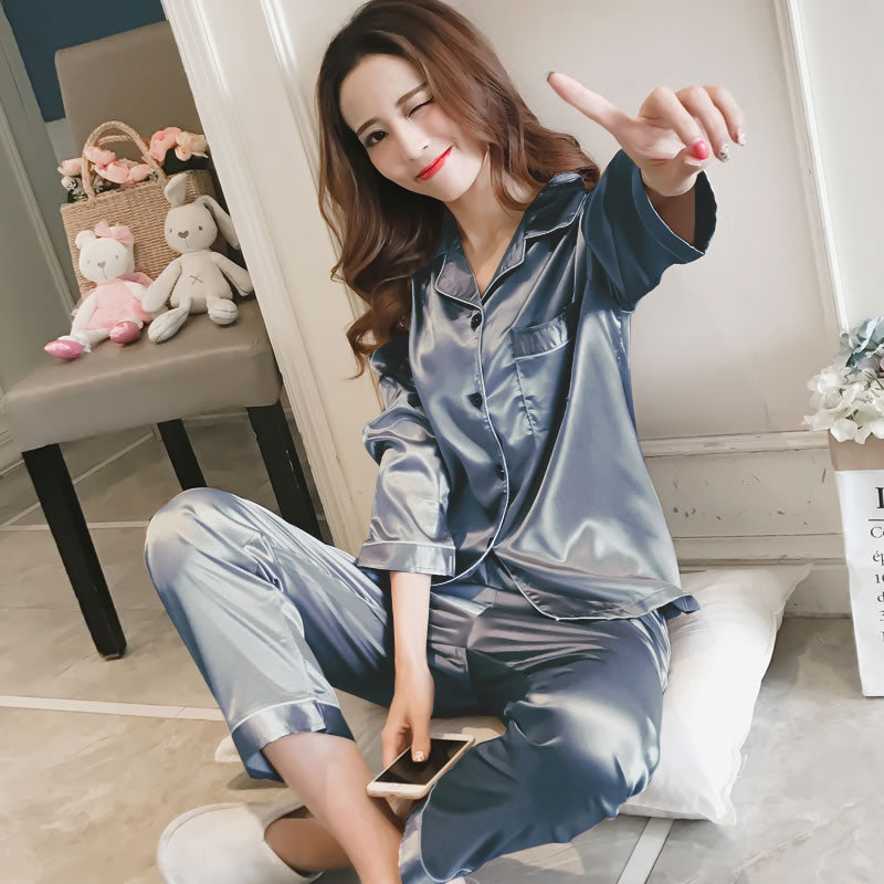 Ice Silk Pajamas for Women