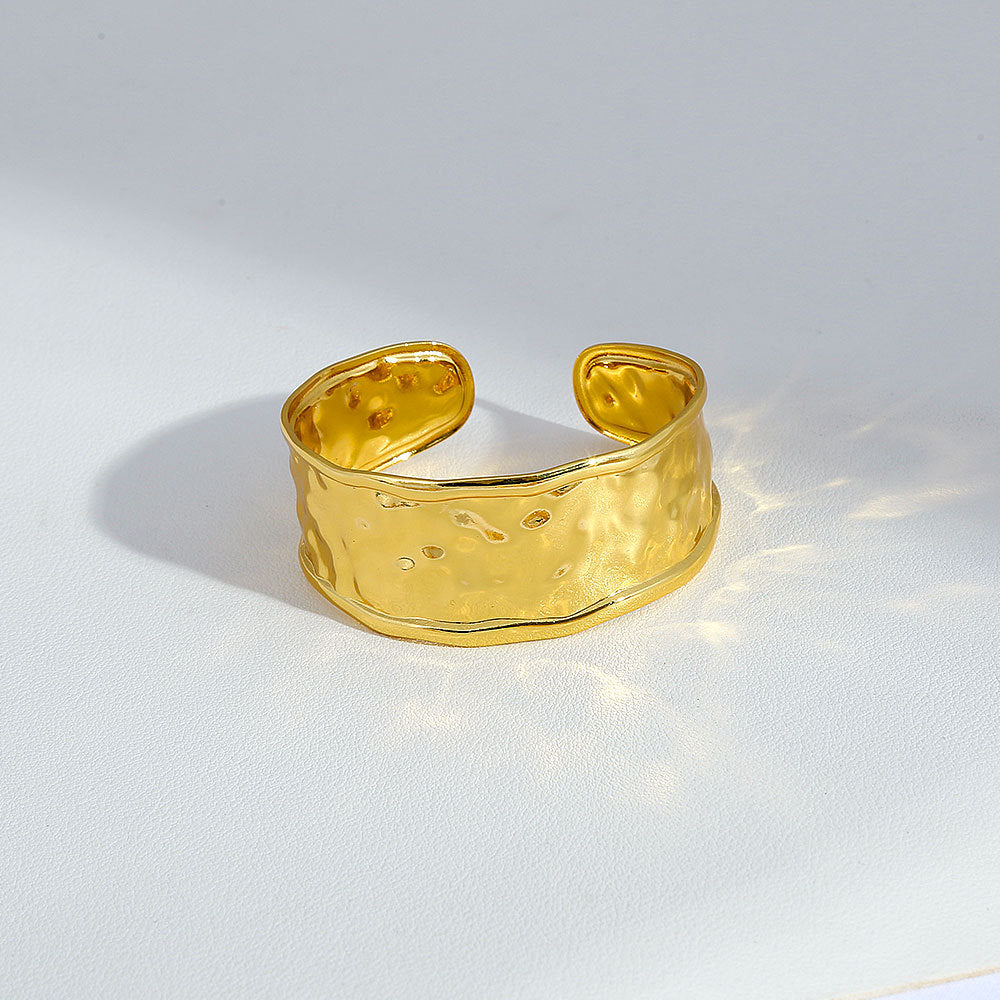 Stainless steel gold adjustable bracelet