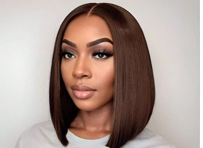 Short Curly Bobo Synthetic Hair Wig