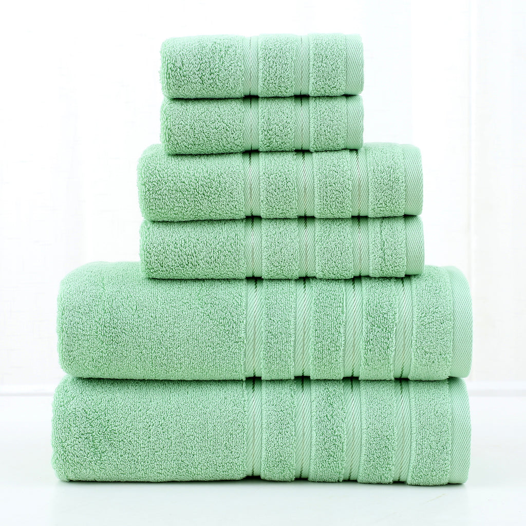 6pcs Set Cotton Towel Bath Towel