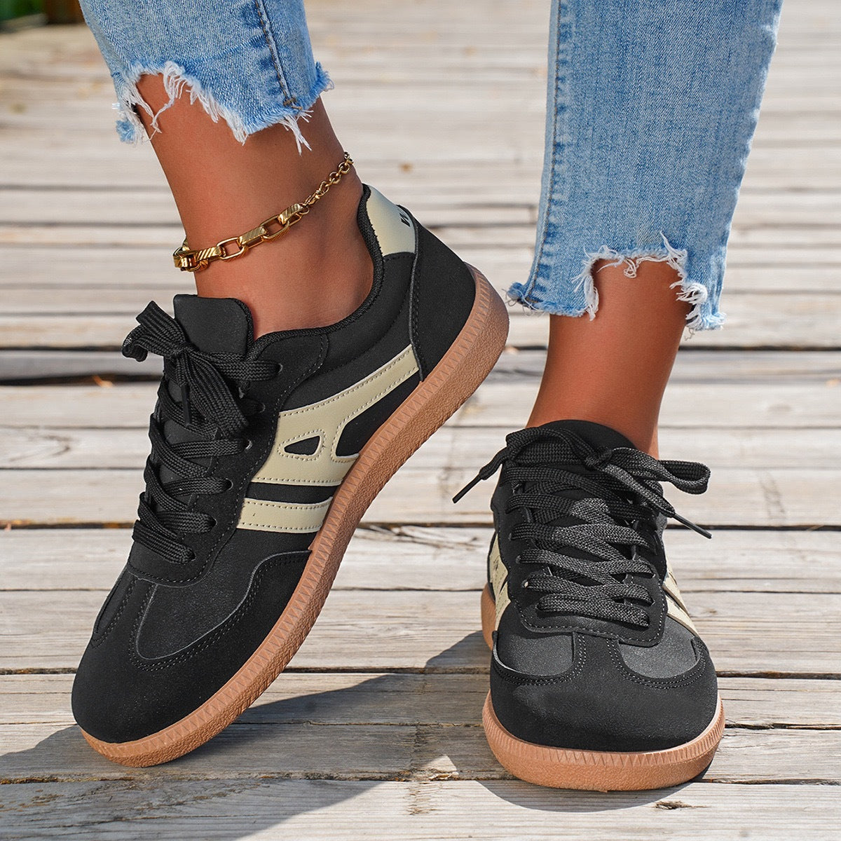 Womens Retro Casual Athletic Shoes
