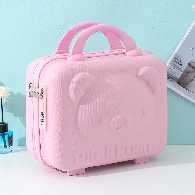 A 14-inch mini cosmetic case for hand luggage
