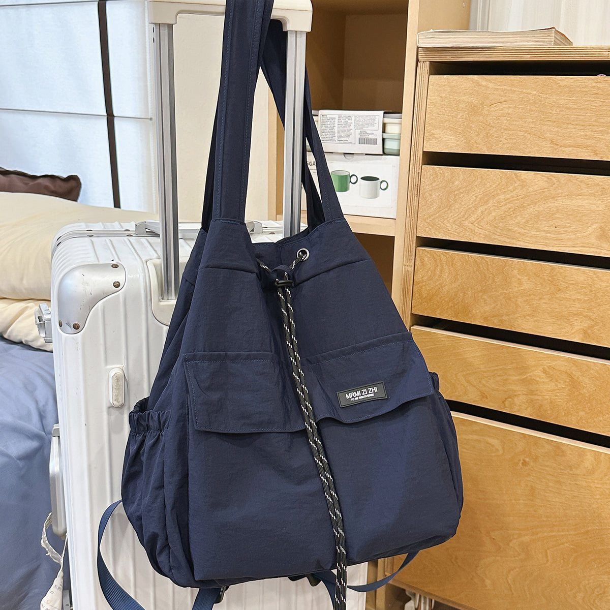 Lightweight Dual-Use Nylon Backpack