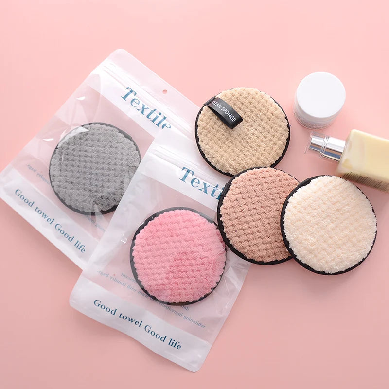 set of 8pcs Reusable Microfiber Cleansing Puff