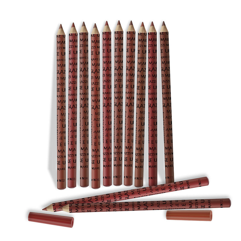 12-Color Matte Lip Liner Set