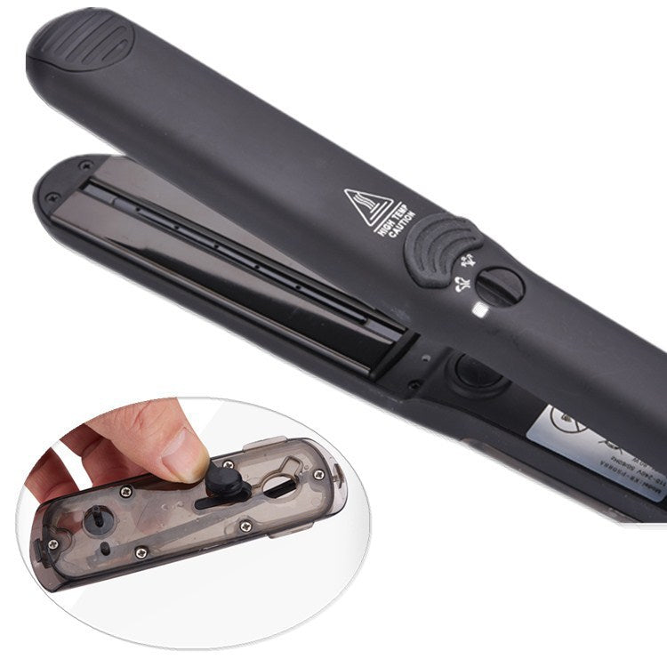 Ceramic Hair Straightener with Steam Spray