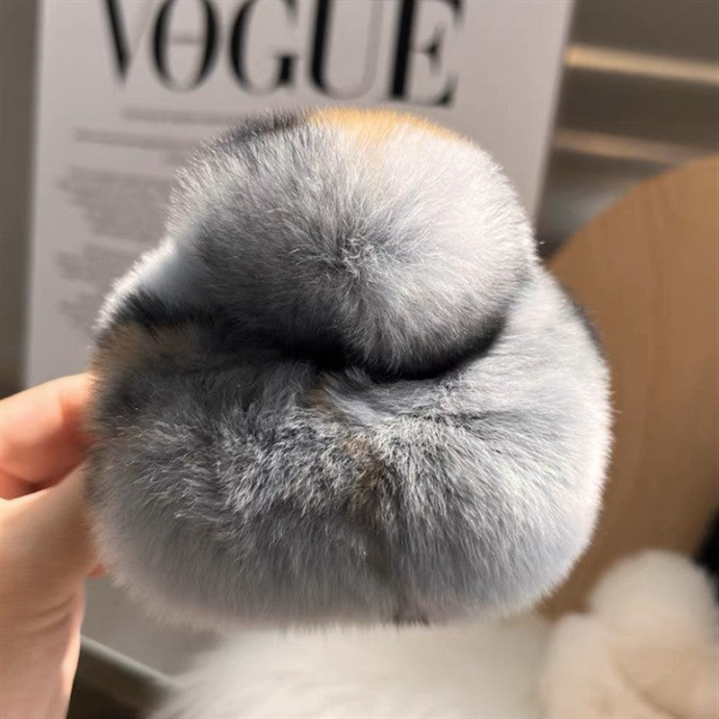 Real beaver fur claws