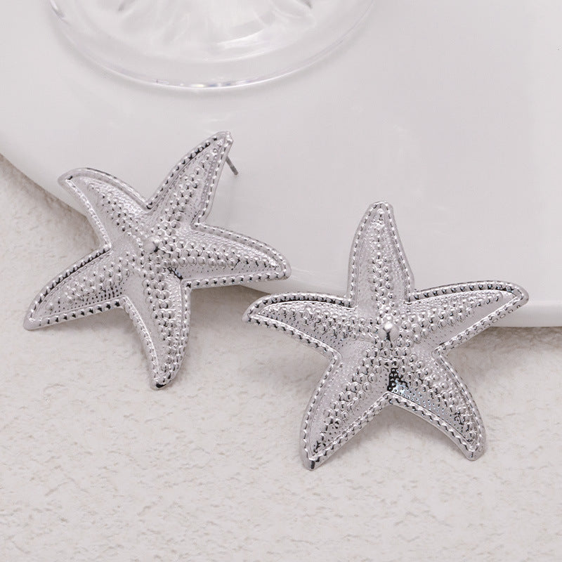 Starfish Design Earrings
