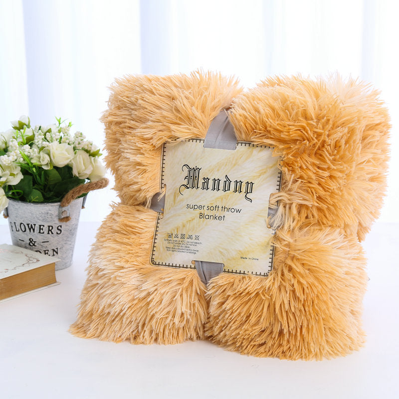 Double-Sided Plush Fleece Blanket