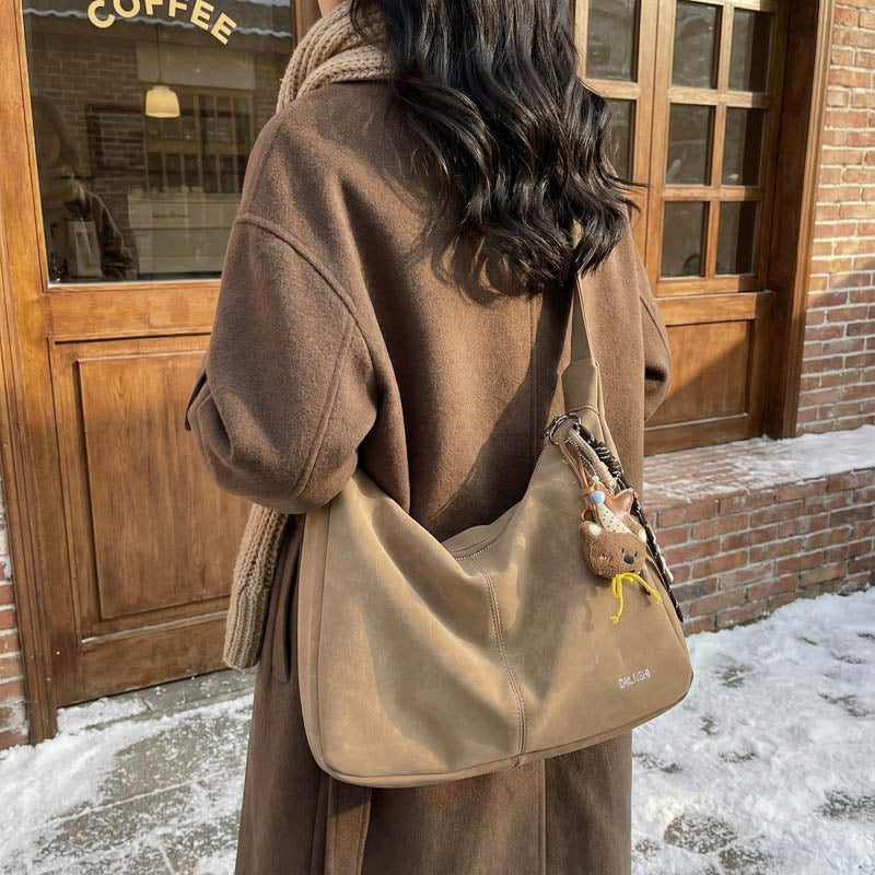 Women's casual crossbody dumpling bag