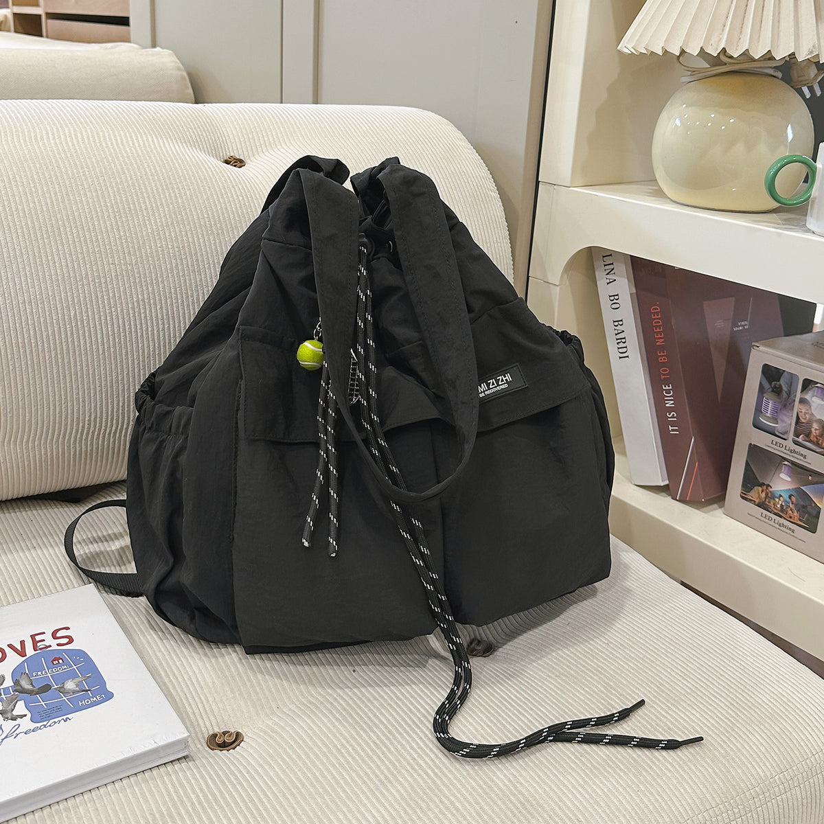 Lightweight Dual-Use Nylon Backpack