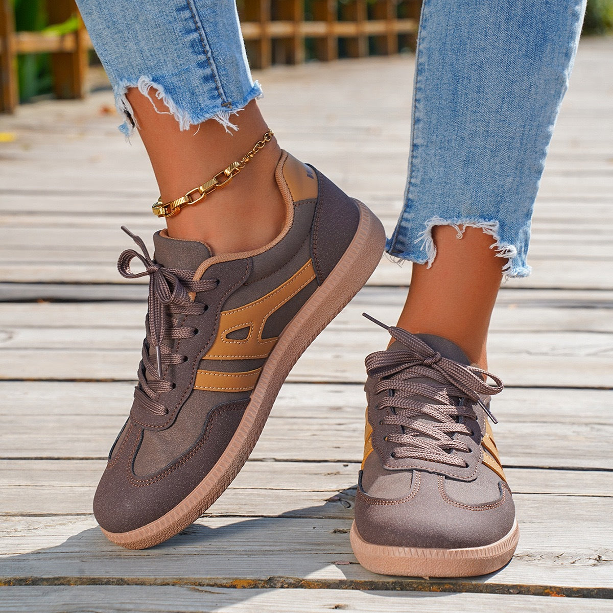 Womens Retro Casual Athletic Shoes