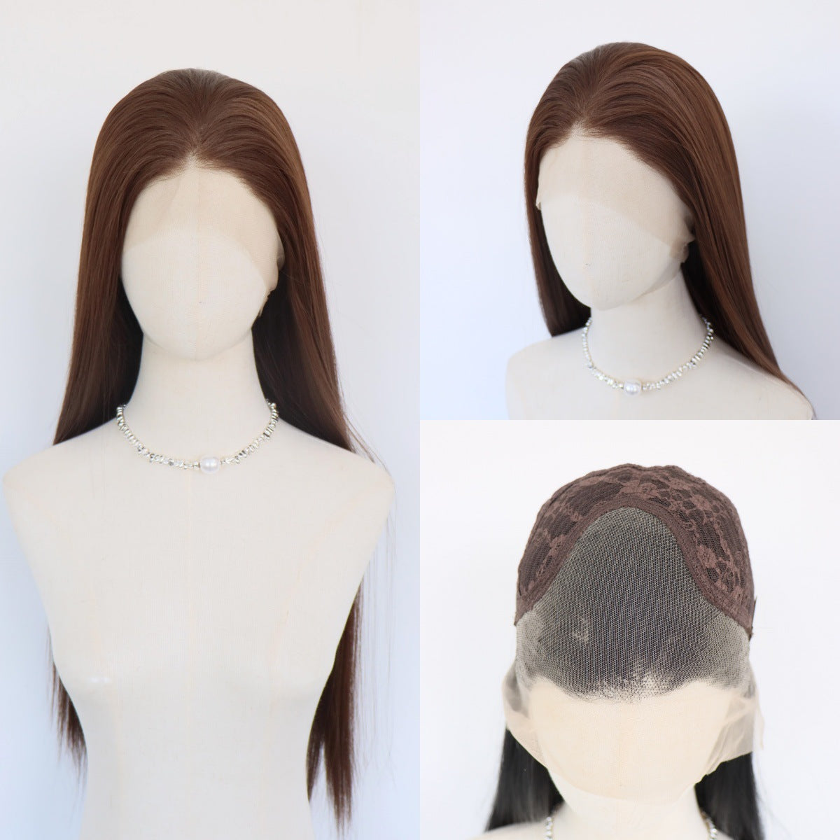 Lace Front Synthetic Wig with Free Parting