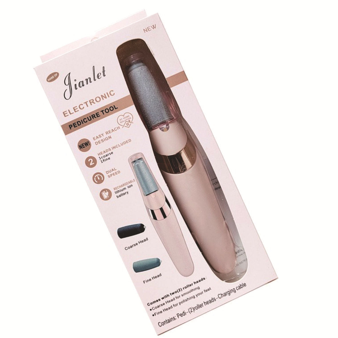 Electric Foot Grinder with Light for Pedicure
