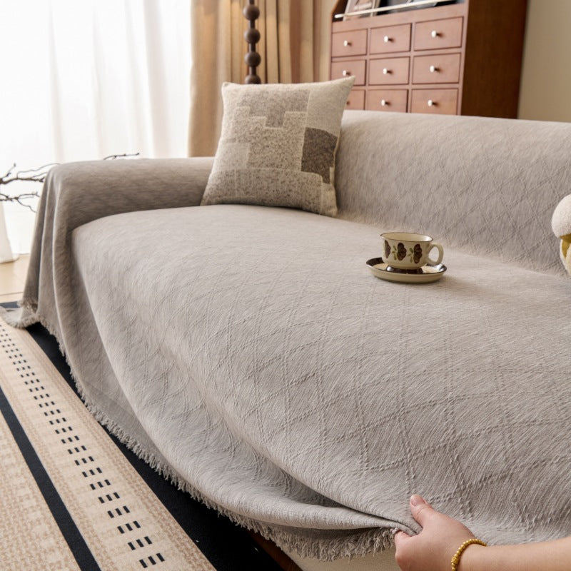 Chenille Sofa Cover Towel