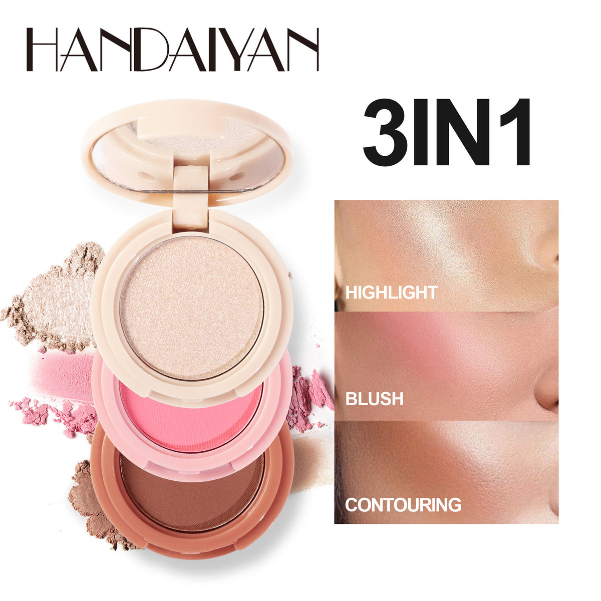 Three Color Contouring Palette