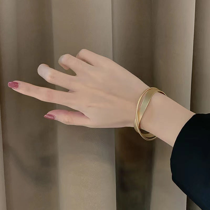 Minimalist Open-Ended Metal Bracelet