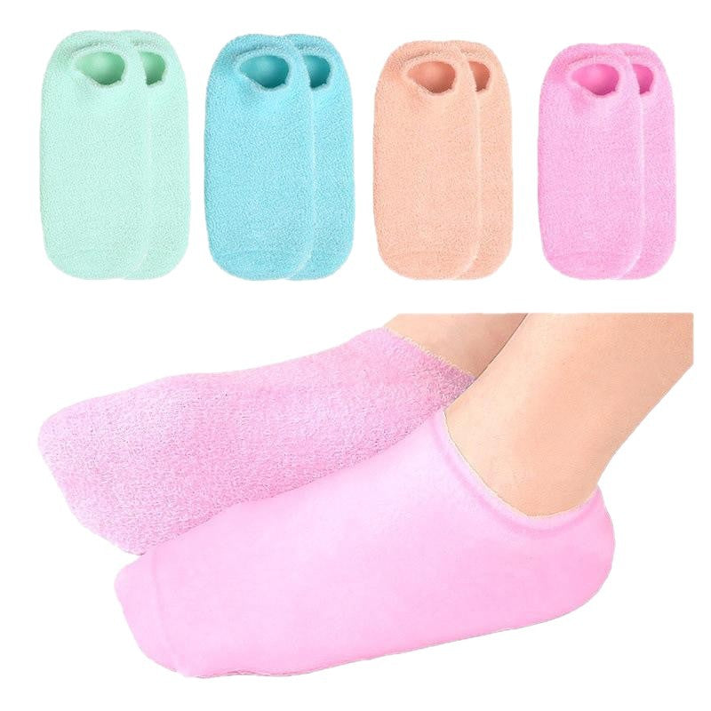 Moisturizing Beauty Gel Crack-Proof Foot Cover Nylon Socks