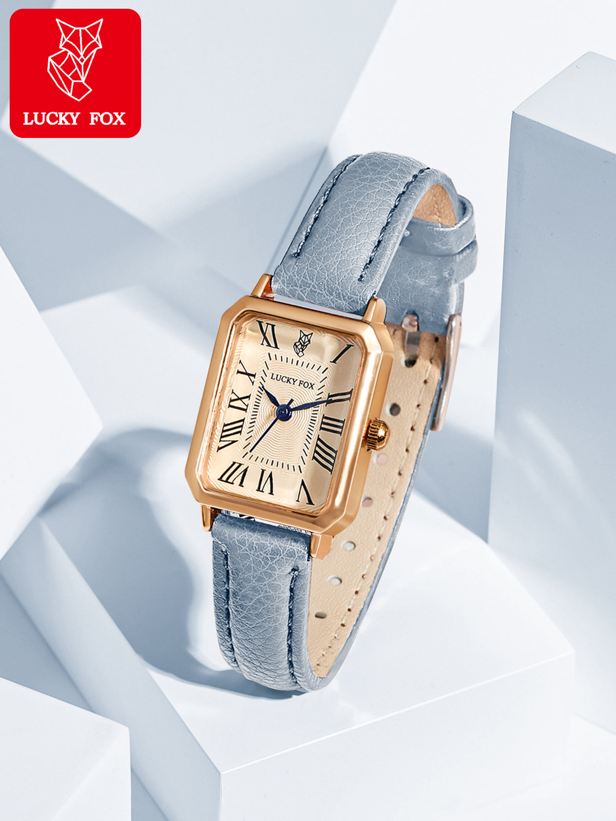 Vintage Square Quartz Watch for Women