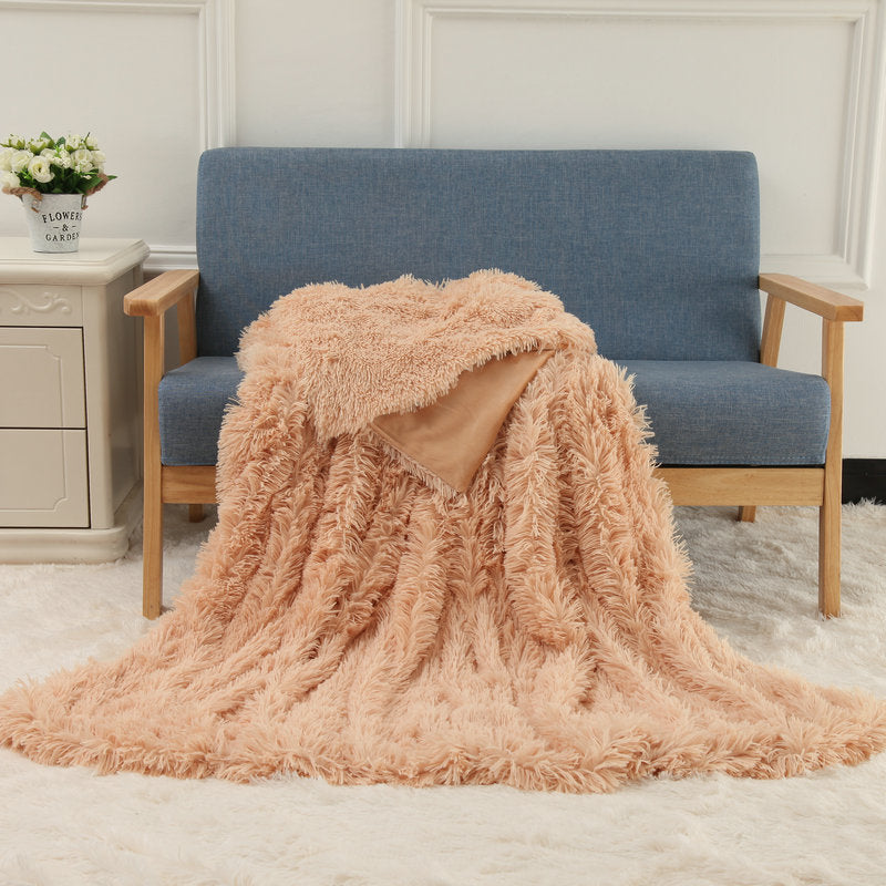 Double-Sided Plush Fleece Blanket