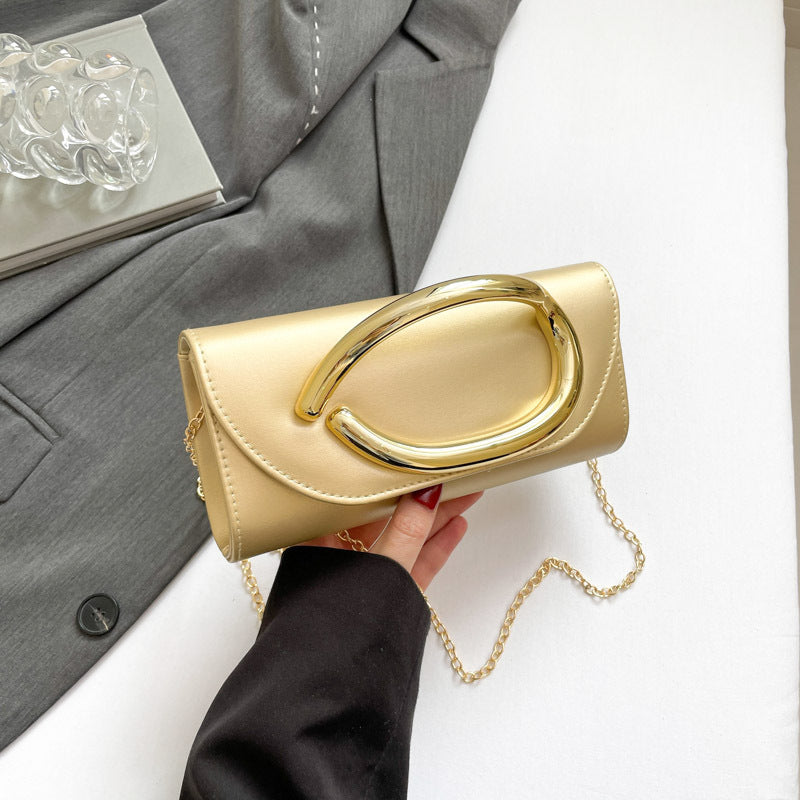 Retro Metal Crossbody Evening Bag