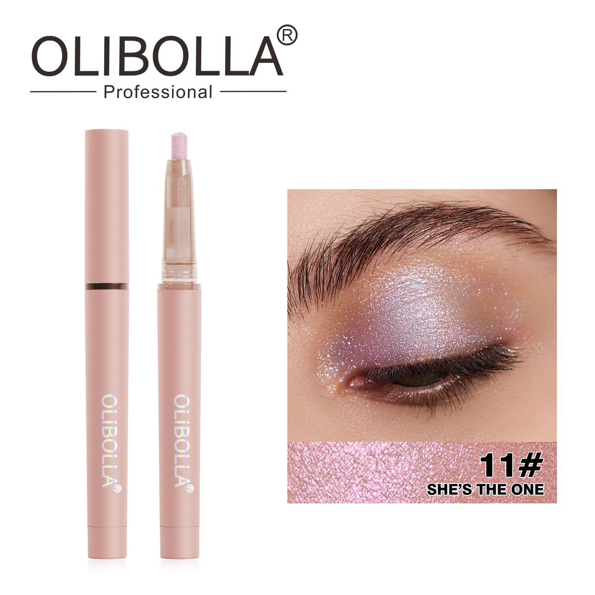 Twelve-Color High-Gloss Eye Shadow Pen
