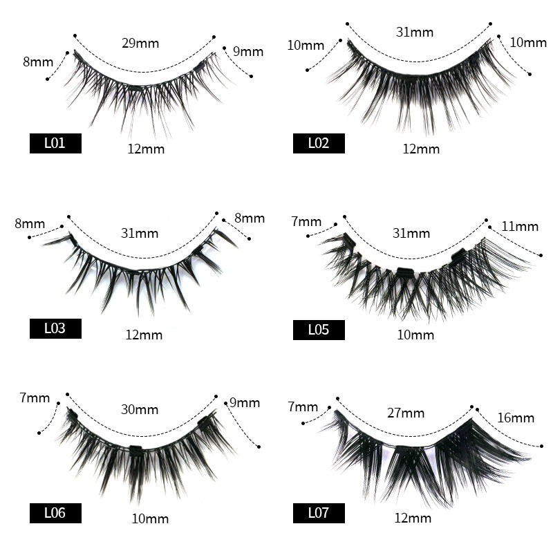 Magnetic False Eyelashes Set