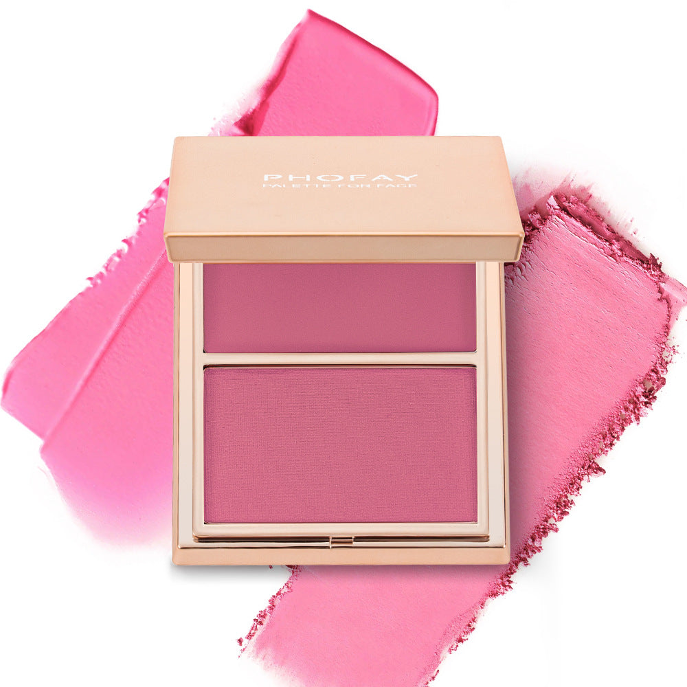 Natural Matte Contouring Blush Dual Color