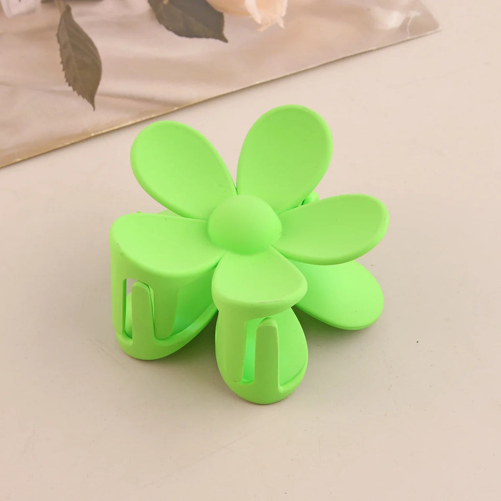 3pcs Fashion Flower Hair Clip ABS Grip Claw Clip for Women