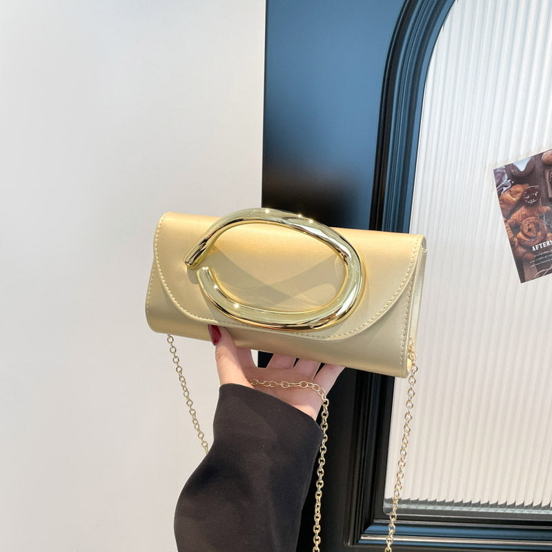 Retro Metal Crossbody Evening Bag