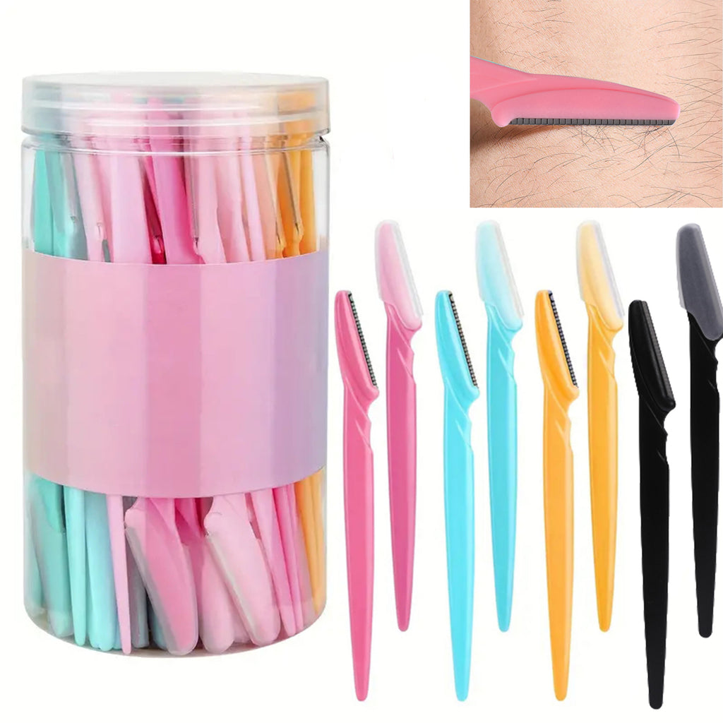 66pcs Beauty salon safety anti-scratch eyebrow comb