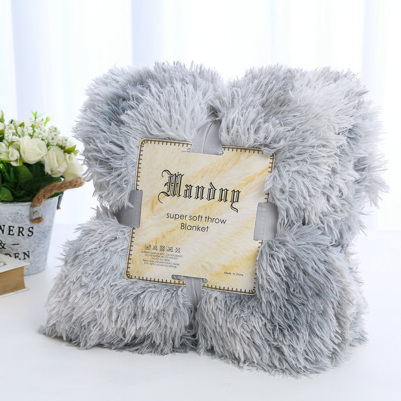 Double-Sided Plush Fleece Blanket