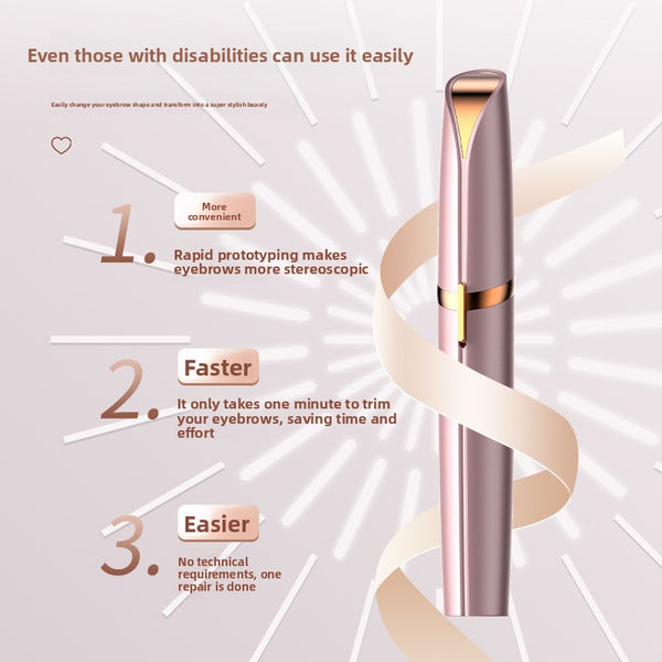Electric Eyebrow Trimmer Rechargeable Beauty Shaper