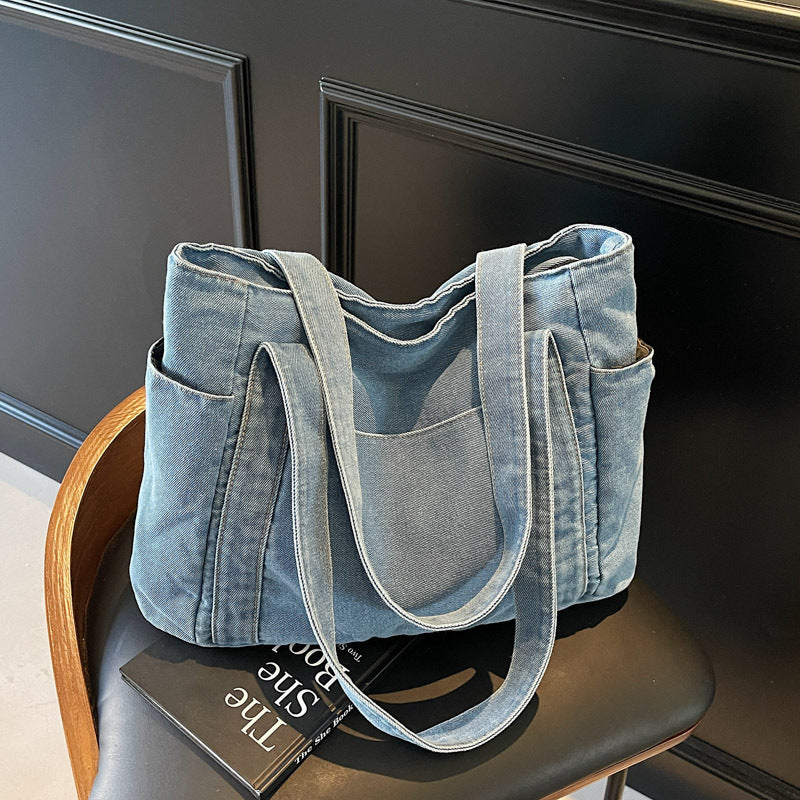 Denim Shoulder Crossbody Bag
