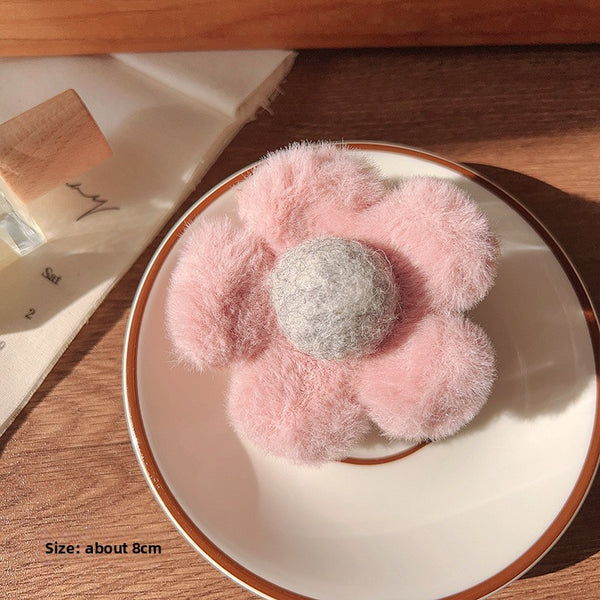 plush hairclip