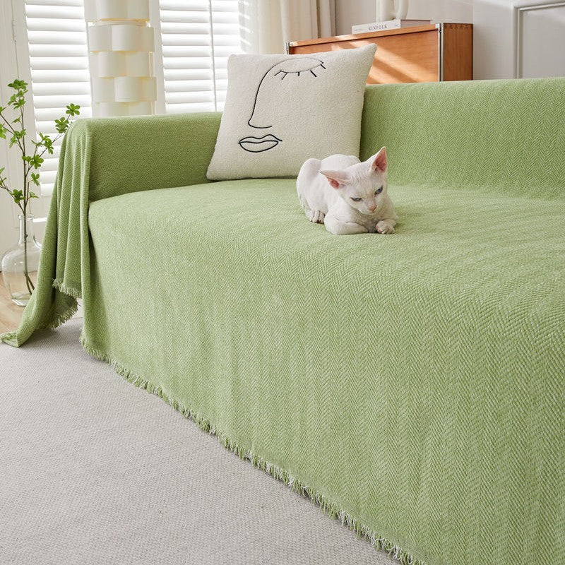 Chenille Sofa Cover Towel